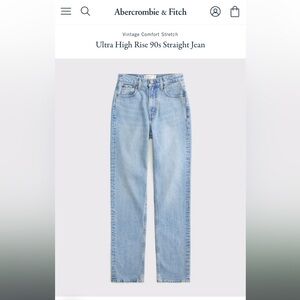 Abercrombie & Fitch Straight Leg Jeans